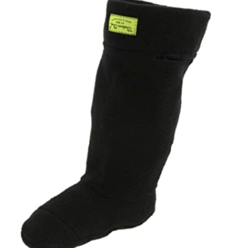 Western Chief Kids Rain Boot Fleece Liner Black Socks Shoe Size M 9/10 $29